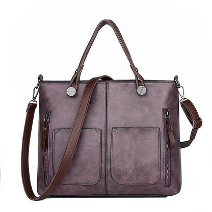 Enaloria – Women’s Vintage PU Leather Shoulder Bag with Adjustable Crossbody Strap